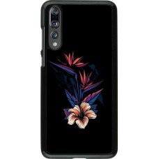 Hülle Huawei P20 Pro - Dark Flowers