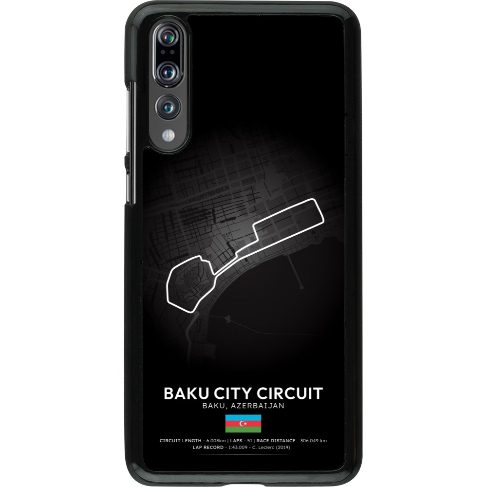 Coque Huawei P20 Pro - F1 Track 2025 Azerbaijan