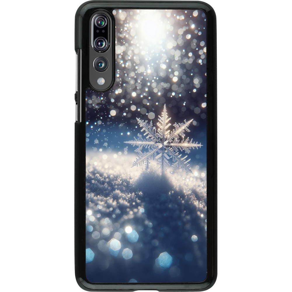 Huawei P20 Pro Case Hülle - Schneeflocke Solar Glanz