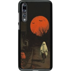 Huawei P20 Pro Case Hülle - Halloween 2025 Ghost on a bicycle