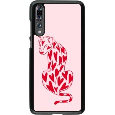 Coque Huawei P20 Pro - Leopard with hearts 2026