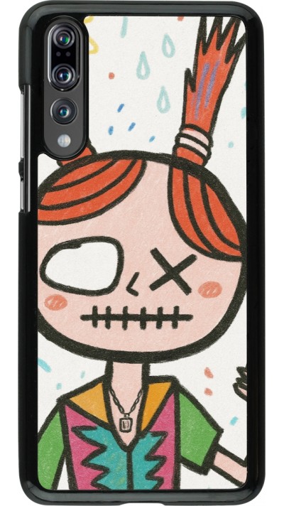 Coque Huawei P20 Pro - Little Girl Sketch
