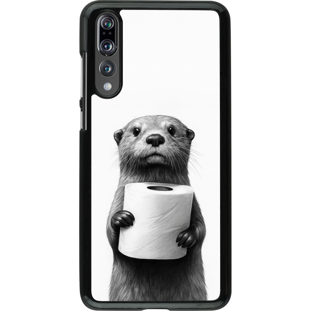 Coque Huawei P20 Pro - Loutre papier de toilette