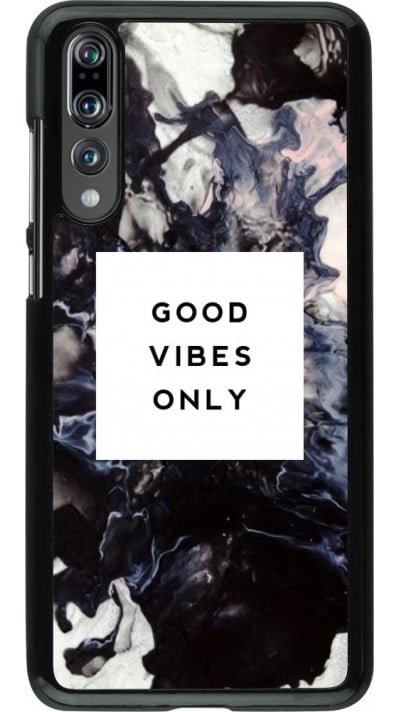 Coque Huawei P20 Pro - Marble Good Vibes Only