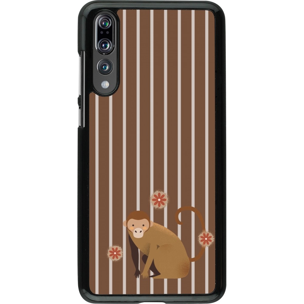 Coque Huawei P20 Pro - Monkey with stripes