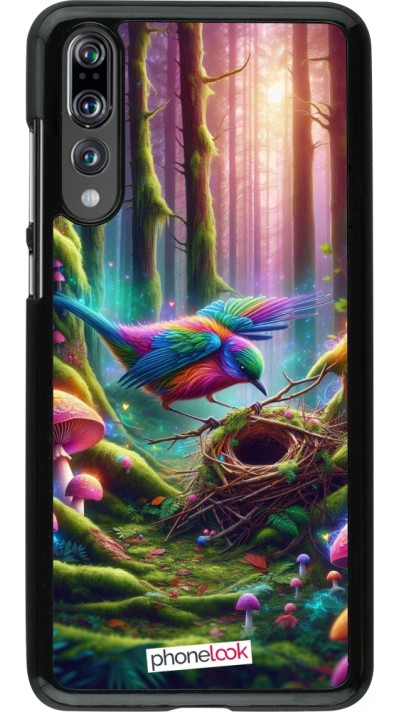 Huawei P20 Pro Case Hülle - Vogel Nest Wald
