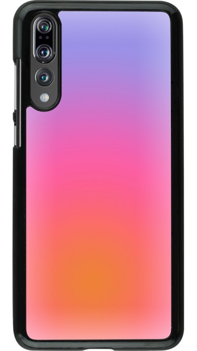 Coque Huawei P20 Pro - Orange Pink Blue Gradient