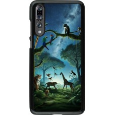 Huawei P20 Pro Case Hülle - Paradies der exotischen Tiere