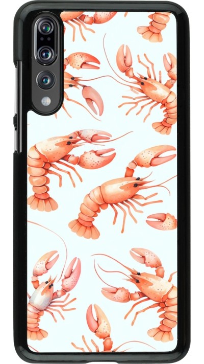 Coque Huawei P20 Pro - Pattern de homards pastels