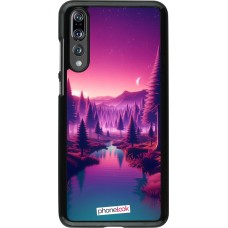 Huawei P20 Pro Case Hülle - Lila-rosa Landschaft