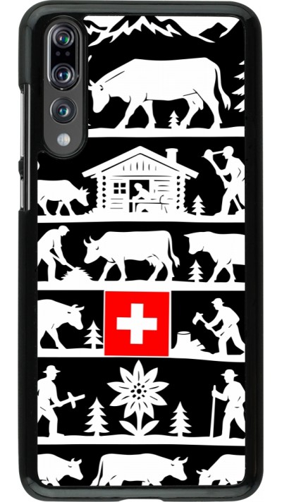 Huawei P20 Pro Case Hülle - Poya Schweiz 1 schwarz