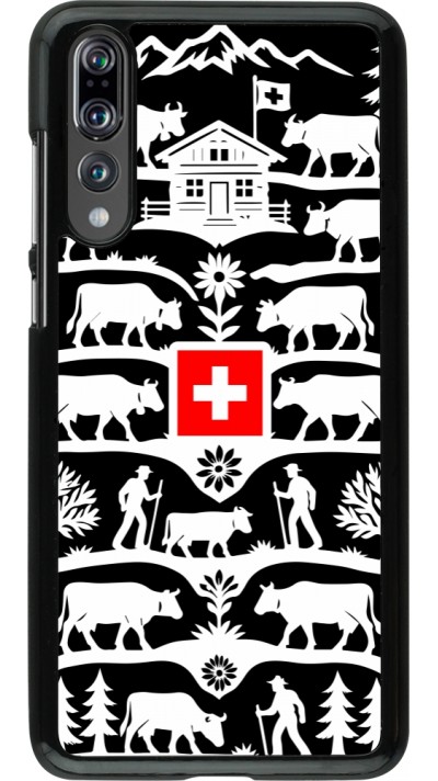 Huawei P20 Pro Case Hülle - Poya Schweiz 3 schwarz