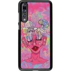 Coque Huawei P20 Pro - Psychedelic pink mushroom