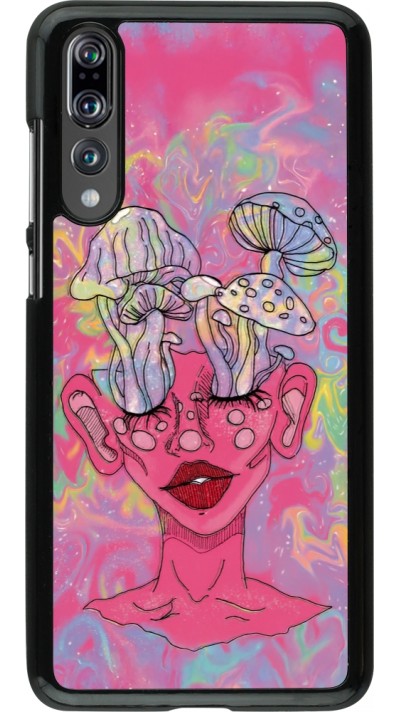 Coque Huawei P20 Pro - Psychedelic pink mushroom