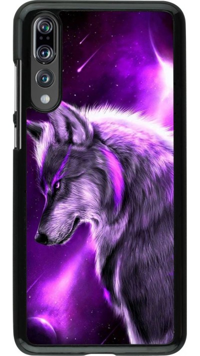 Coque Huawei P20 Pro - Purple Sky Wolf