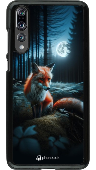 Coque Huawei P20 Pro - Renard lune forêt