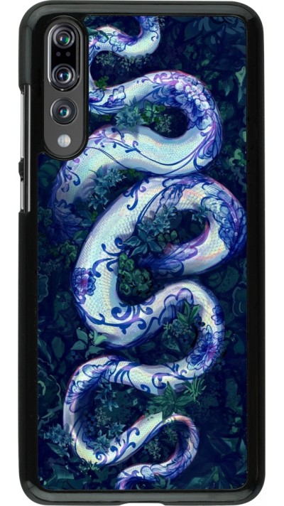 Coque Huawei P20 Pro - Serpent Blue Anaconda