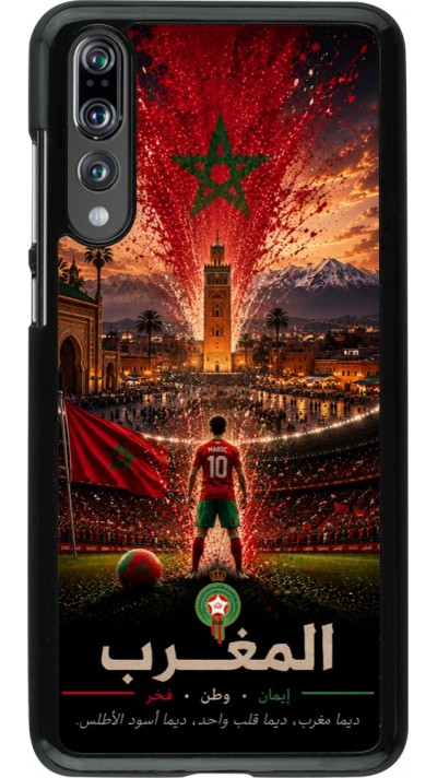 Coque Huawei P20 Pro - Football Maroc splash 2026