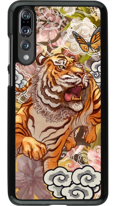 Huawei P20 Pro Case Hülle - Spring 23 japanese tiger