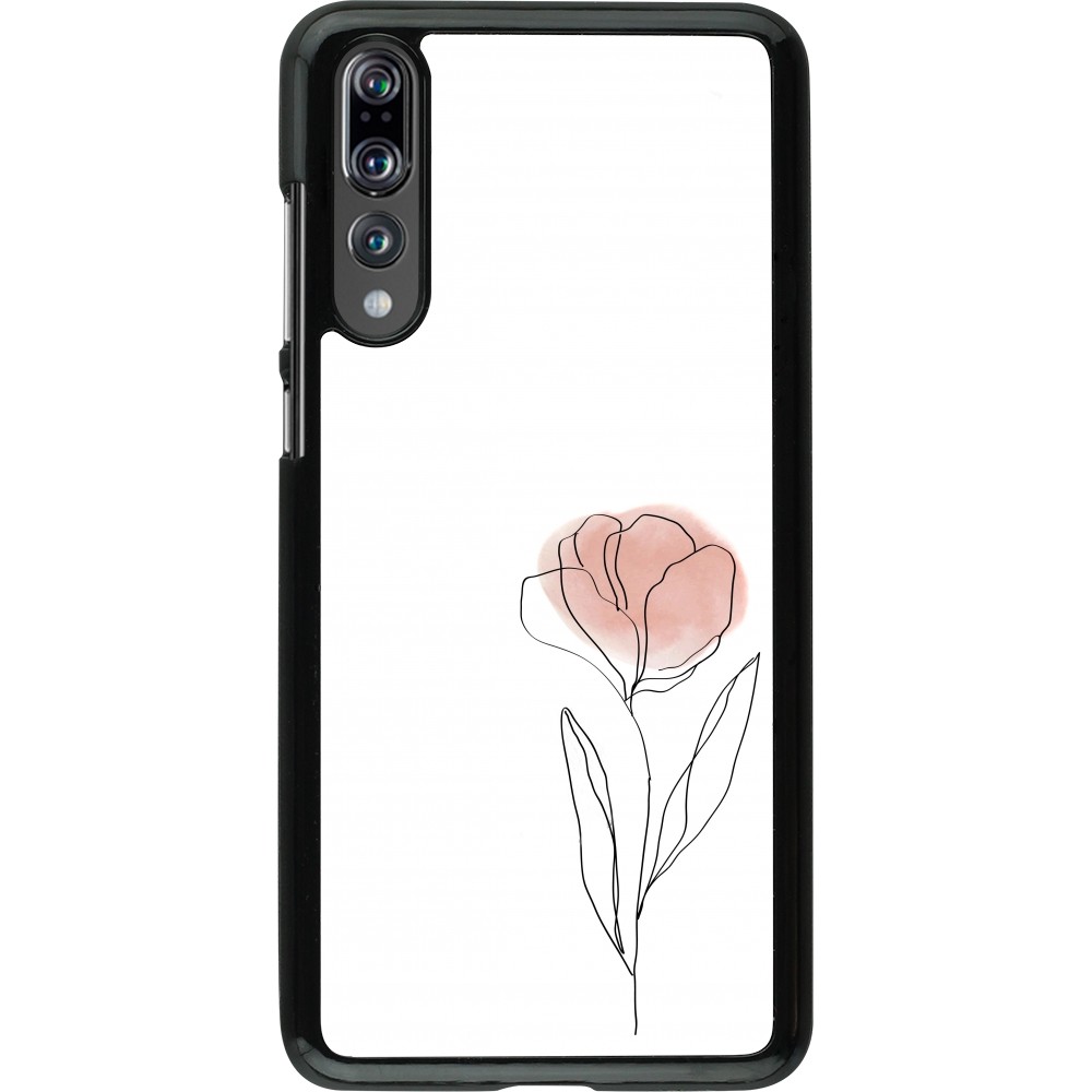 Huawei P20 Pro Case Hülle - Spring 23 minimalist flower