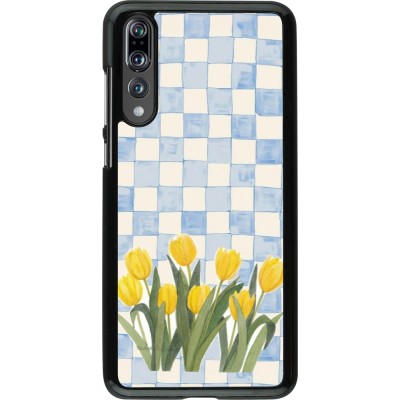 Coque Huawei P20 Pro - Blue vichy tulips Spring 2026