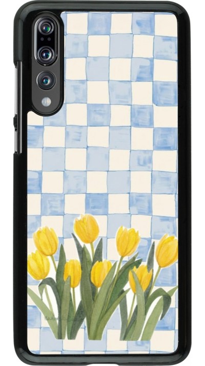 Coque Huawei P20 Pro - Blue vichy tulips 2026