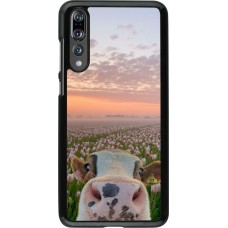 Coque Huawei P20 Pro - Cow with tulips 2026