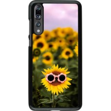 Coque Huawei P20 Pro - Sunflower with glasses 2026