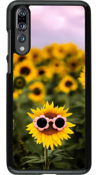 Coque Huawei P20 Pro - Sunflower with glasses 2026