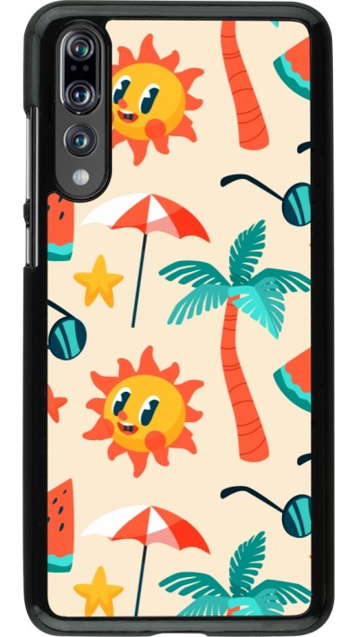 Coque Huawei P20 Pro - Summer 2025 Pattern soleil