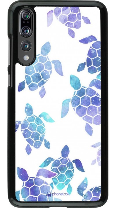 Coque Huawei P20 Pro - Turtles pattern watercolor