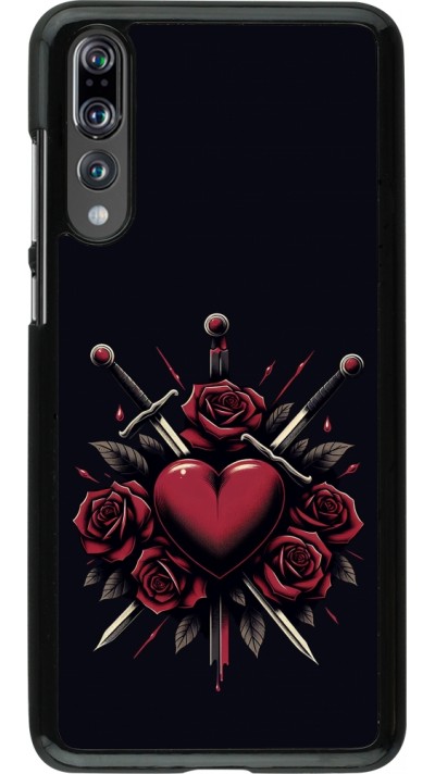 Huawei P20 Pro Case Hülle - Valentine 2024 gothic love