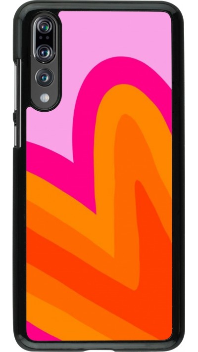 Huawei P20 Pro Case Hülle - Valentine 2024 heart gradient