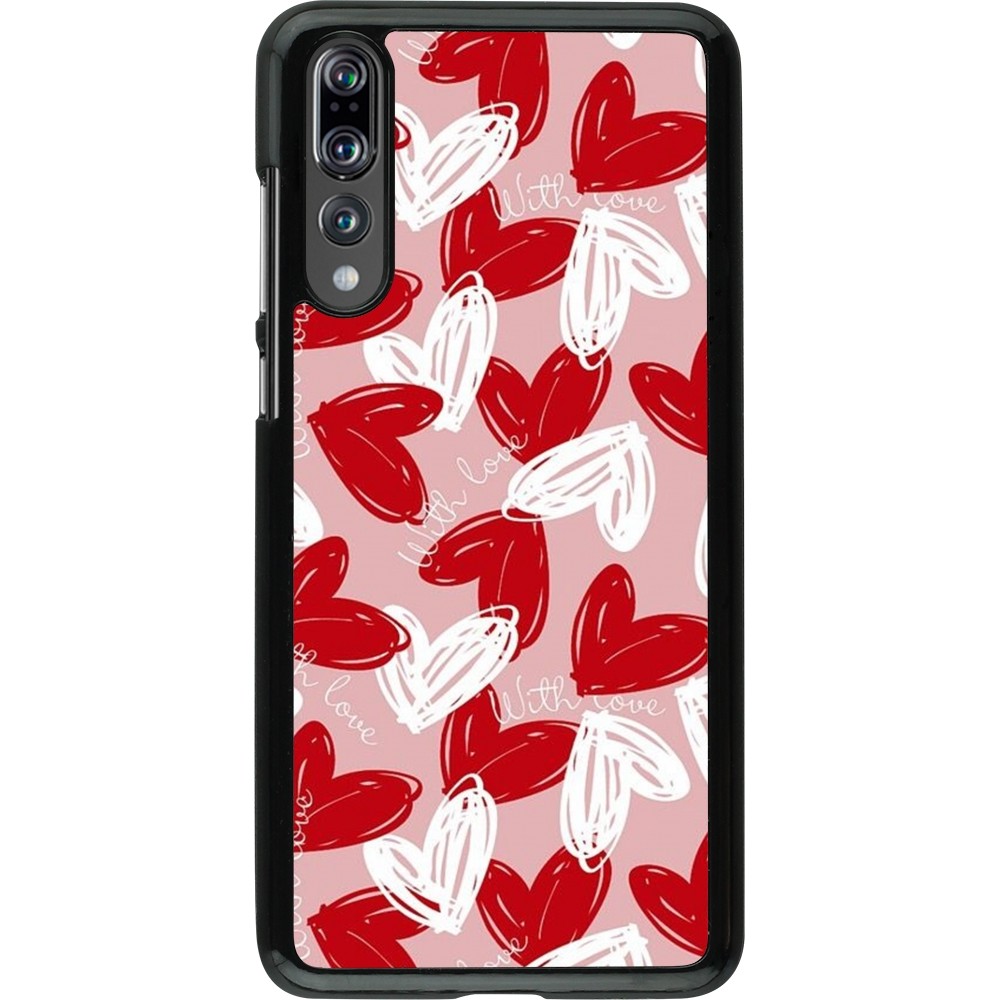 Coque Huawei P20 Pro - Valentine 2024 with love heart