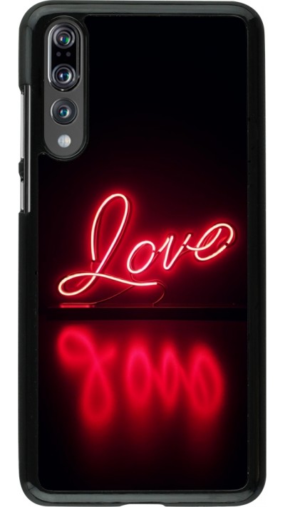 Coque Huawei P20 Pro - Valentine 2025 Neon Love