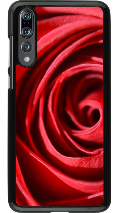Coque Huawei P20 Pro - Valentine 2023 close up rose