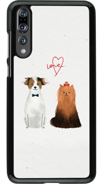 Coque Huawei P20 Pro - Valentine 2023 love dogs