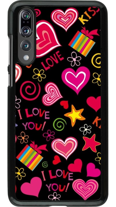 Huawei P20 Pro Case Hülle - Valentine 2023 love symbols