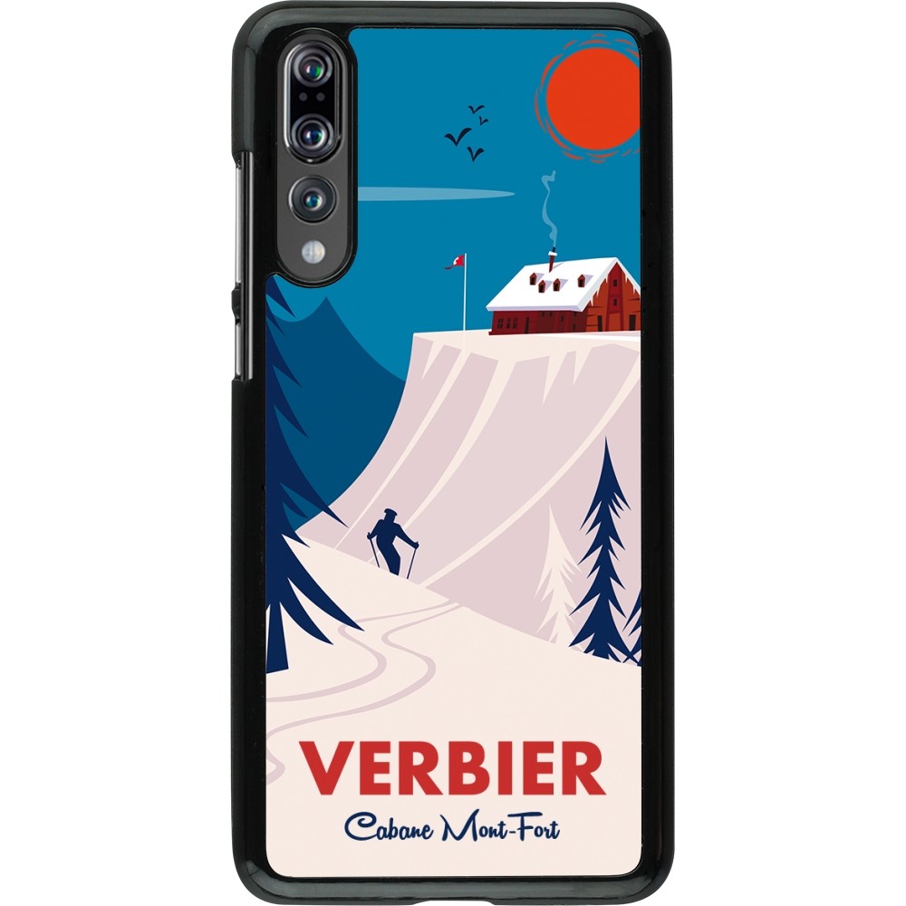 Huawei P20 Pro Case Hülle - Verbier Cabane Mont-Fort