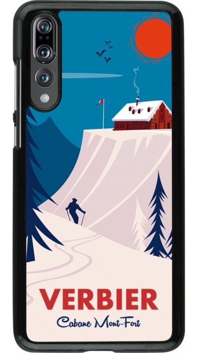 Huawei P20 Pro Case Hülle - Verbier Cabane Mont-Fort