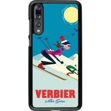 Huawei P20 Pro Case Hülle - Verbier Ski Downhill