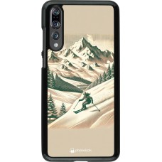 Coque Huawei P20 Pro - Vintage Ski Mountain