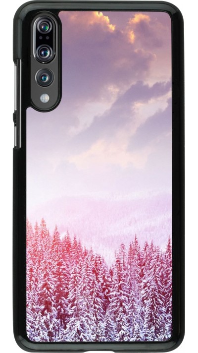 Coque Huawei P20 Pro - Winter 22 Pink Forest