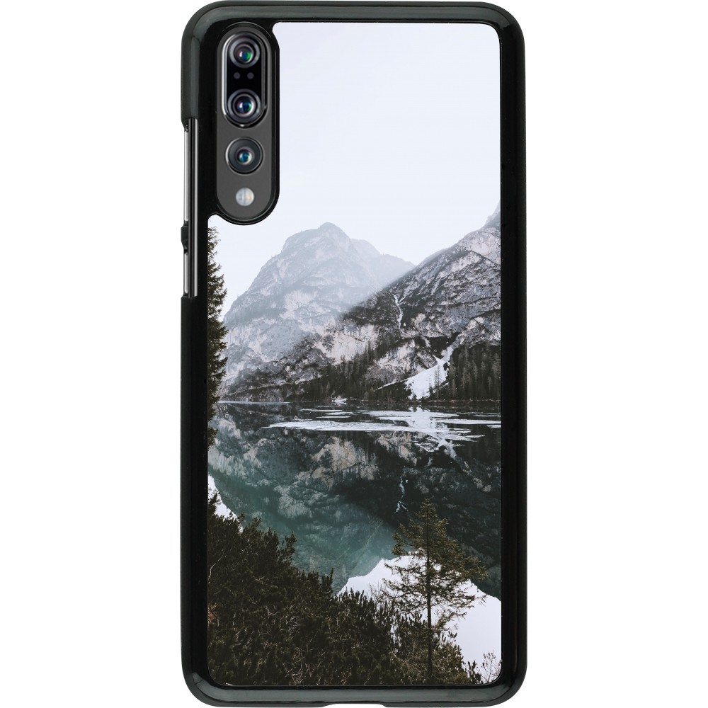 Coque Huawei P20 Pro - Winter 22 snowy mountain and lake