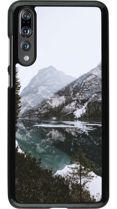Coque Huawei P20 Pro - Winter 22 snowy mountain and lake