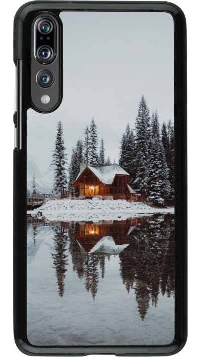 Coque Huawei P20 Pro - Winter 25 Winter house forest afternoon
