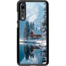 Coque Huawei P20 Pro - Winter 25 Winter house forest day