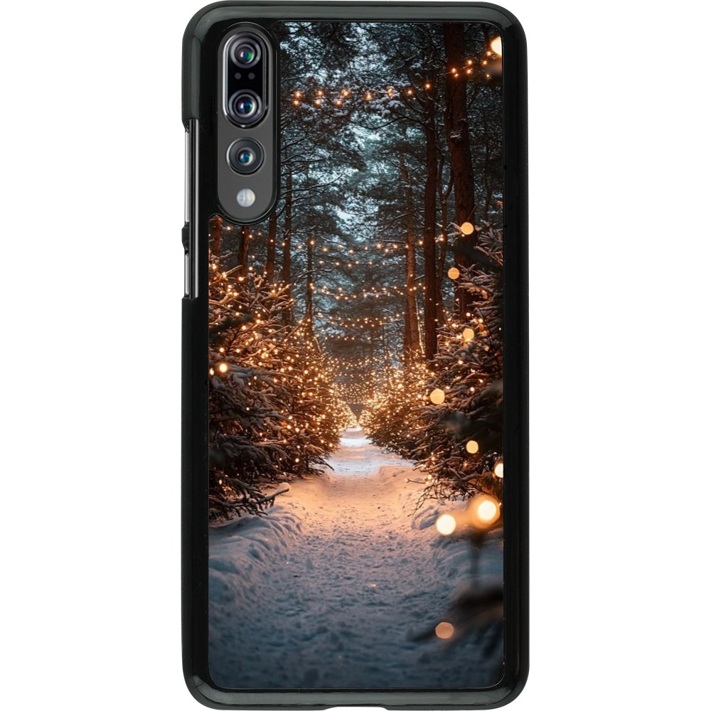 Coque Huawei P20 Pro - Winter 25 Winter snowy road