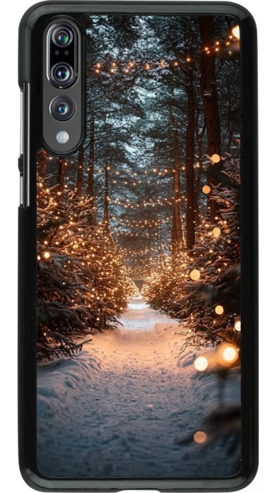 Coque Huawei P20 Pro - Winter 25 Winter snowy road