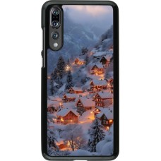Coque Huawei P20 Pro - Winter 25 Winter snowy village